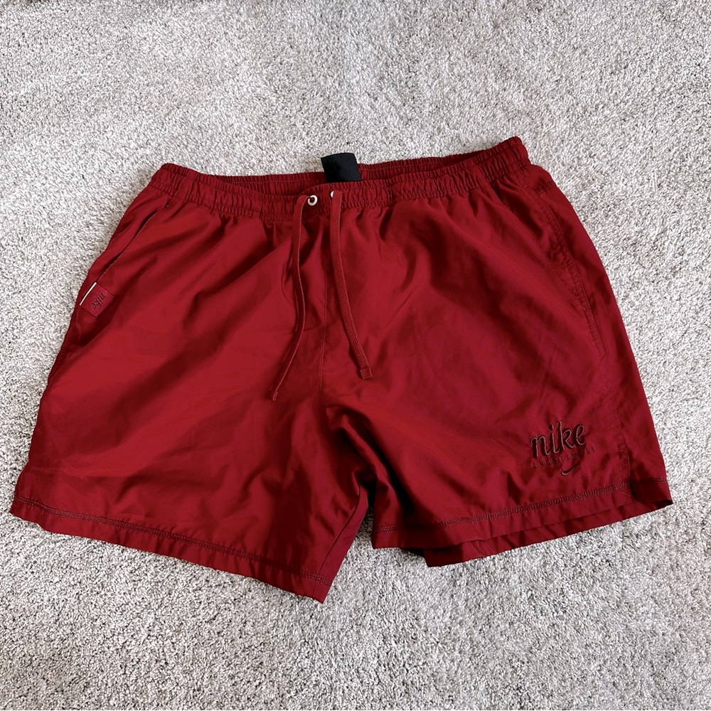 Nike Men's Red Swim Board Shorts